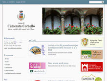 Tablet Screenshot of comune.cameratacornello.bg.it